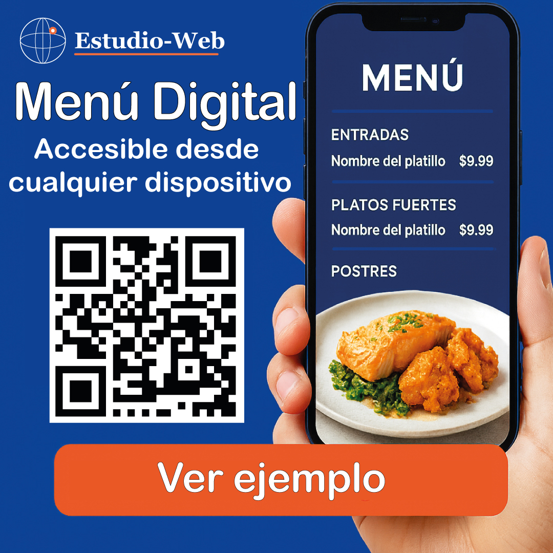 Menú Digital - Ejemplo en tablet para restaurantes